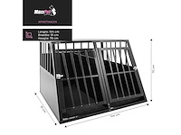 Maxxpet 88163 autobench dubbele deur 104x91x70cm - afbeelding 2 van  7