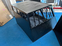 Maxxpet 88163 autobench dubbele deur 104x91x70cm - afbeelding 7 van  7