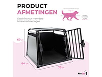 Maxxpet 88165 autobench 1 deurs - 76x84x69cm - afbeelding 4 van  6