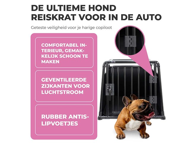 Maxxpet 88165 autobench 1 deurs - 76x84x69cm - afbeelding 5 van  6