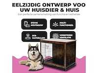 Maxxpet 88175 houten hondenbench 98x65x68cm - afbeelding 1 van  3