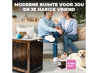 Maxxpet 88175 houten hondenbench 98x65x68cm - afbeelding 3 van  3