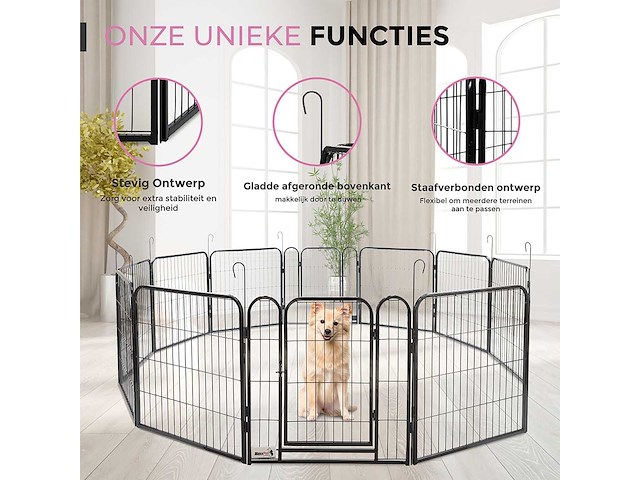 Maxxpet 88230 hondenren - puppyren hoogte 60 cm ø 360 cm - afbeelding 3 van  3
