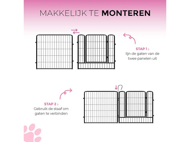Maxxpet 88230 hondenren - puppyren hoogte 60 cm ø 360 cm - afbeelding 2 van  2