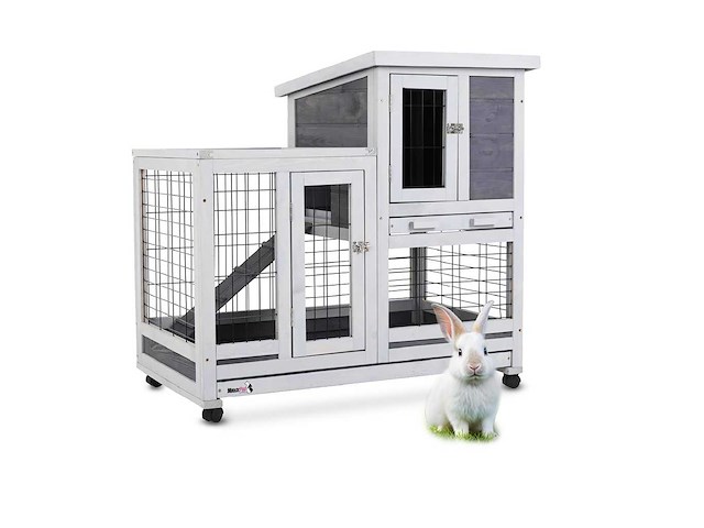 Maxxpet 88248 konijnenhok 95x63x93 cm - afbeelding 1 van  4