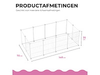Maxxpet 88257 konijnenren moduleerbaar 140x70x35 - afbeelding 3 van  4