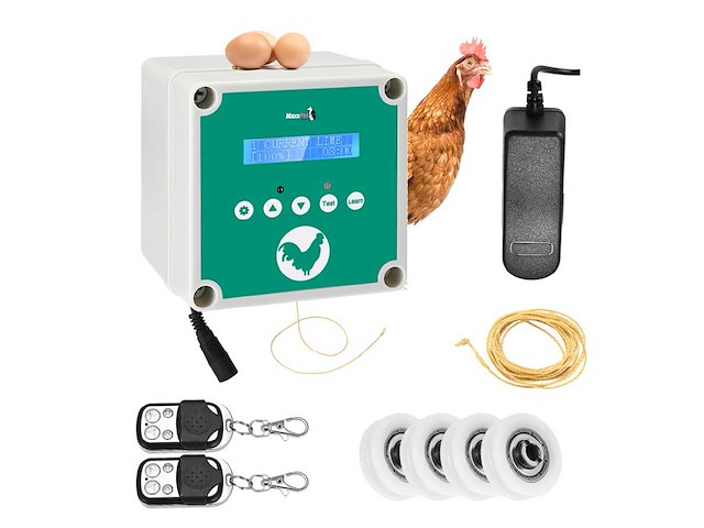 Maxxpet 88267 automatisch kippenluik - 30x30cm - afbeelding 1 van  5