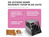 Maxxpet autobench 1 deurs - 54x69x50cm - afbeelding 3 van  5