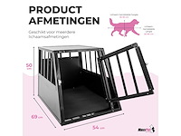 Maxxpet autobench 1 deurs - 54x69x50cm - afbeelding 2 van  2