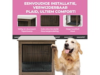 Maxxpet houten 88143 houten hondenbench 69x51x60cm - afbeelding 3 van  4
