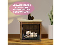 Maxxpet houten 88143 houten hondenbench 69x51x60cm - afbeelding 4 van  4