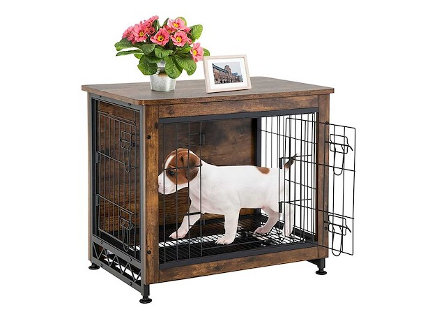 Maxxpet houten hondenbench - hondenhok - bench - hondenhuis - 63x51x59cm - afbeelding 1 van  6