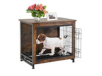 Maxxpet houten hondenbench - hondenhok - bench - hondenhuis - 63x51x59cm - afbeelding 1 van  6