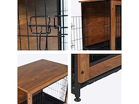 Maxxpet houten hondenbench - hondenhok - bench - hondenhuis - 83x55x64cm - afbeelding 4 van  5