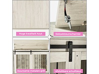 Maxxpet houten hondenbench 102x65x68cm - afbeelding 4 van  5