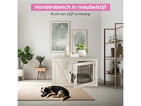 Maxxpet houten hondenbench 96x61x64cm - afbeelding 2 van  5