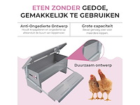 Maxxpet kippen 88325 voederbak voerbak met trapsysteem 5kg - afbeelding 3 van  5