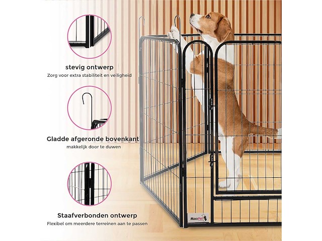 Maxxpet puppyren 78x60cm - 6 delig - afbeelding 4 van  5