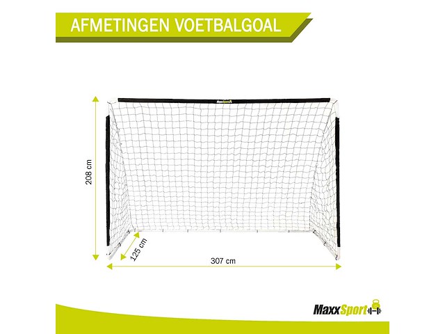 Maxxsport 21815 voetbaldoel - goal - 307 x 208 x 125 cm - afbeelding 5 van  5