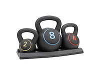 Maxxsport kettlebell 21814 - set van 3 kettlebell - 2 - 4 - 8 kg - afbeelding 1 van  6