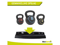 Maxxsport kettlebell 21814 - set van 3 kettlebell - 2 - 4 - 8 kg - afbeelding 3 van  6