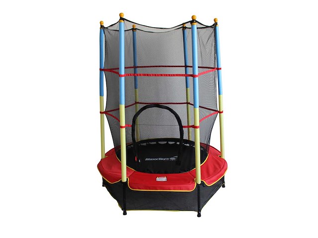 Maxxtoys 20965 trampoline met veiligheidsnet - 135 cm - blauw - afbeelding 1 van  5