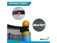 Maxxtoys 20965 trampoline met veiligheidsnet - 135 cm - blauw - afbeelding 4 van  5