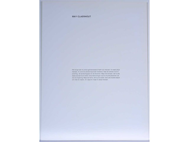 May claerhout - kleurenzeefdruk - afbeelding 8 van  8