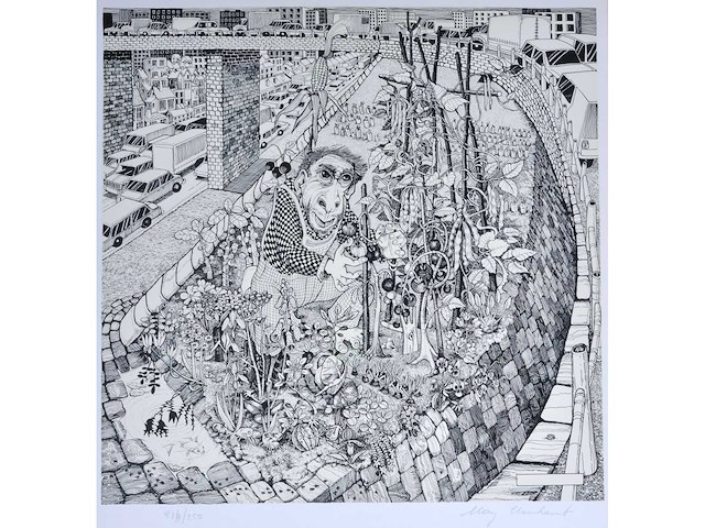 May claerhout - zeefdruk - afbeelding 1 van  8