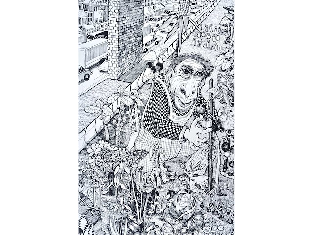 May claerhout - zeefdruk - afbeelding 1 van  8