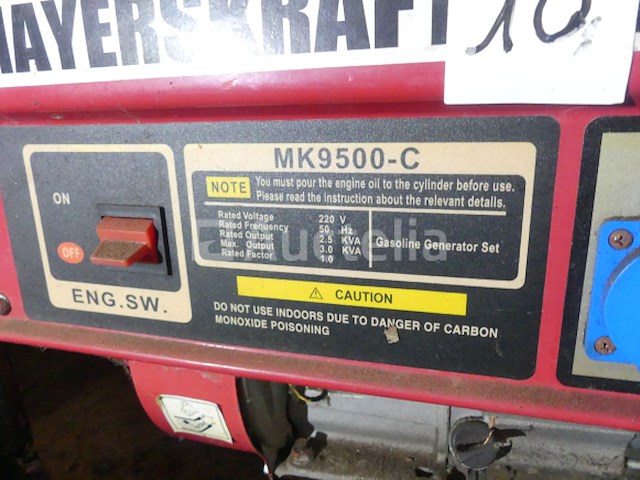 Mayerskraft fk9500c generatorset - afbeelding 5 van  5
