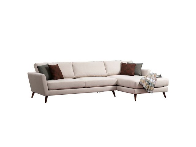 Mayorka hoekslaapbank | beukenhout / spaanplaat | beige, bruin - afbeelding 1 van  4