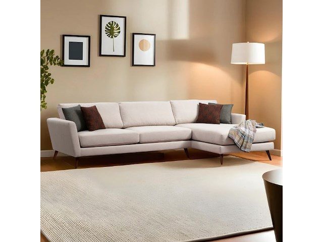 Mayorka hoekslaapbank | beukenhout / spaanplaat | beige, bruin - afbeelding 4 van  4