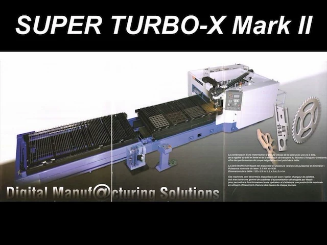 Mazak super turbo-x 48 mk ii co₂ lasersnijmachine - afbeelding 2 van  13