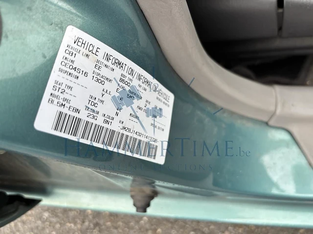 Mazda 3 sedan 1.6i 16v tsi, 2002 - afbeelding 20 van  40