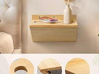 Mazjoaru zwevende nachtkastjes (set van 2) - afbeelding 4 van  4