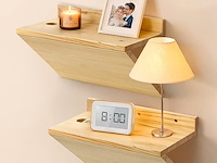 Mazjoaru zwevende nachtkastjes (set van 2) - afbeelding 1 van  4