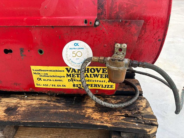 Mazoutbrander - industriële verwarmingsinstallatie - afbeelding 7 van  7