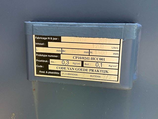 Mazoutopslagtank - afbeelding 6 van  7