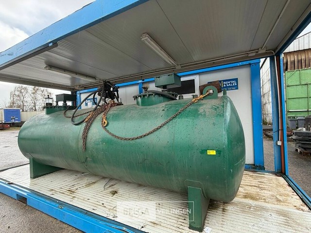 Mazoutton + tank + pomp + 2 haspels - afbeelding 1 van  10