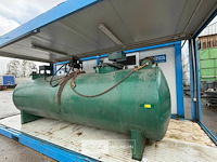 Mazoutton + tank + pomp + 2 haspels - afbeelding 1 van  10