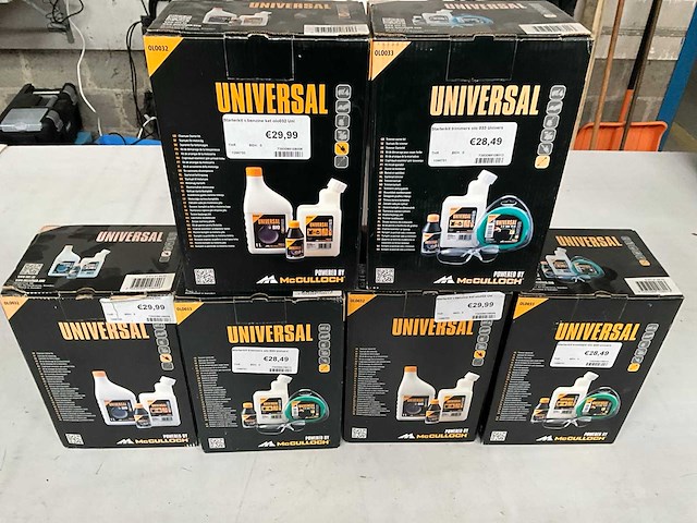 Mcculloch diverse starterkits (6x) - afbeelding 1 van  4