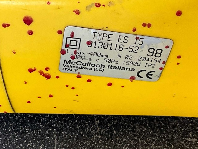 Mcculloch electramac kettingzaag electrisch - functioneel - afbeelding 4 van  5