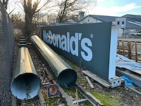 Mcdonalds reclame op zuil - afbeelding 3 van  5