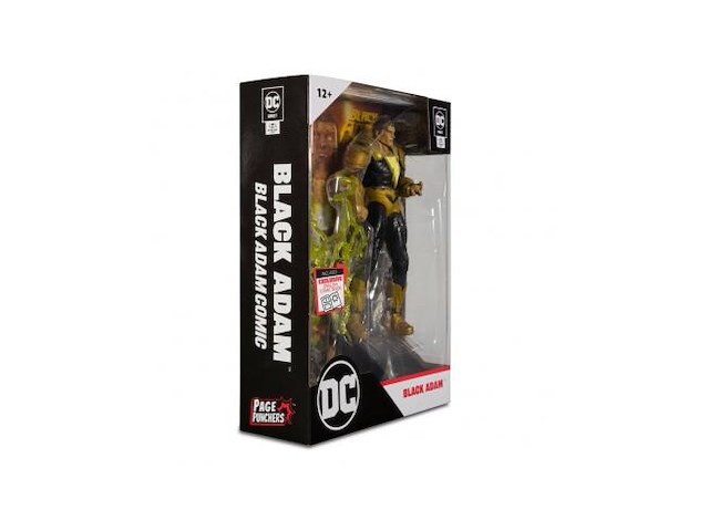 Mcfarlane - dc page punchers - black adam - 18 cm. - incl. black adam strip - afbeelding 6 van  7