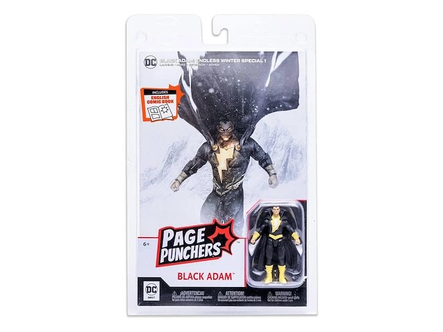 Mcfarlane toys - dc direct - 3in figure met strip - wv1 - black adam - endless winter - afbeelding 1 van  4