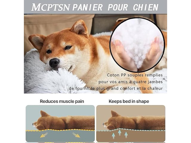 Mcptsn comfortabele hondenbed - afbeelding 3 van  4
