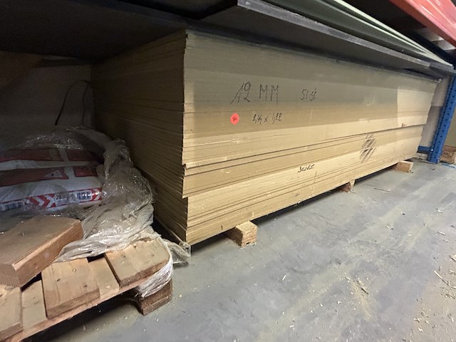 Mdf bruin 2440x1220x12mm (51st) - afbeelding 2 van  2