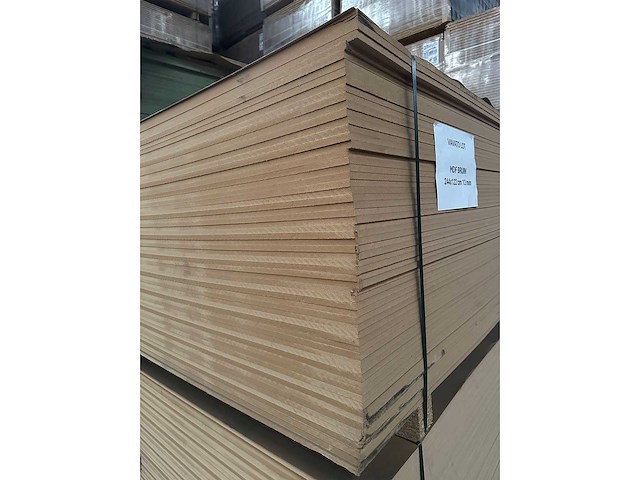 Mdf bruin 244x122cm 12mm 60 platen - afbeelding 2 van  2