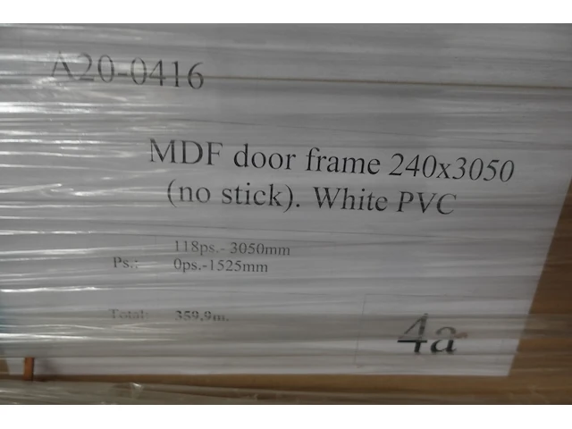 Mdf deur frames + slaglatten - afbeelding 2 van  4
